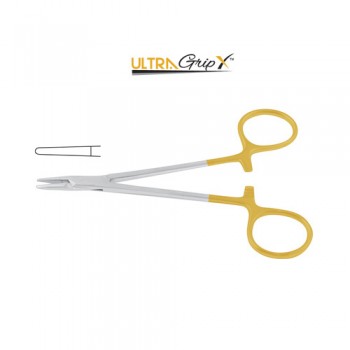 UltraGripX™ TC Halsey Needle Holder Smooth Jaw Stainless Steel, 13 cm - 5"